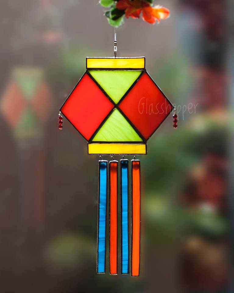 Stained glass suncatcher